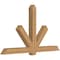 Ekena Millwork Kennewick Timber Gable Bracket, Western Red Cedar, 84"W x 49"H x 5 1/2"D x 5 1/2"F, 14/12 Pitch GBW084X49X0606KEN00SWR - alternate 2
